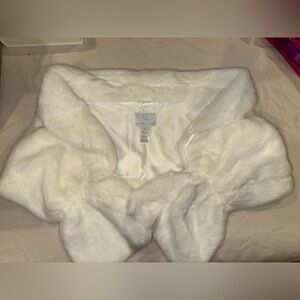 Anthropologie Unreal Fur Wrap